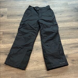 ❄️Kids unisex Columbia Snow Pants Size 10-12. Black adjustable Velcro waist